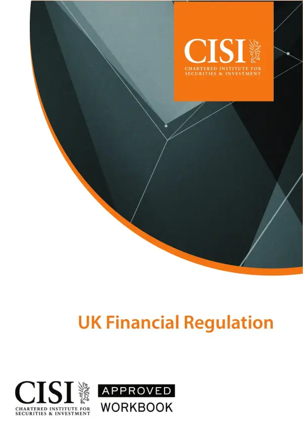 دورة التنظيم المالي البريطاني CISI (UKFR) — غلاف الكتاب الرسمي