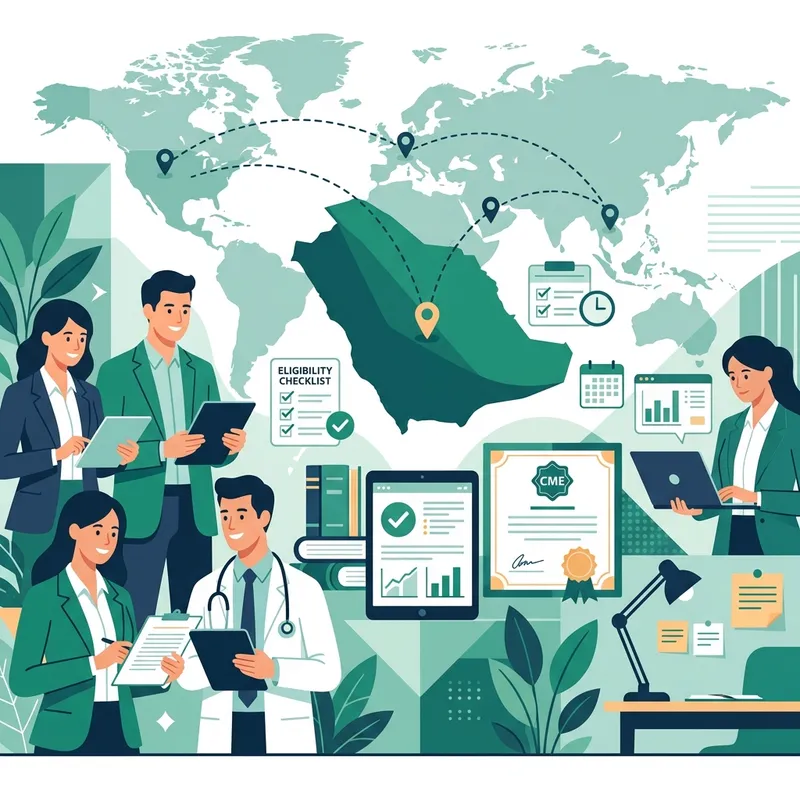 اختبارات CME في السعودية — دليل الأهلية الشامل للمتقدمين